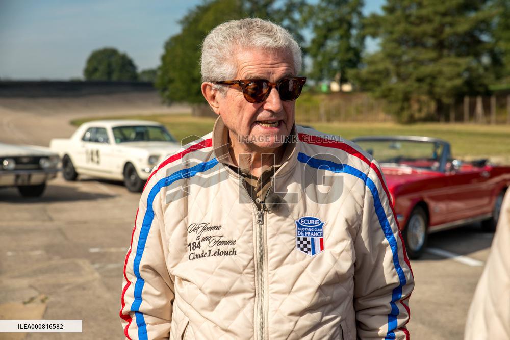 Claude Lelouch at the Linas-Montlhery circuit