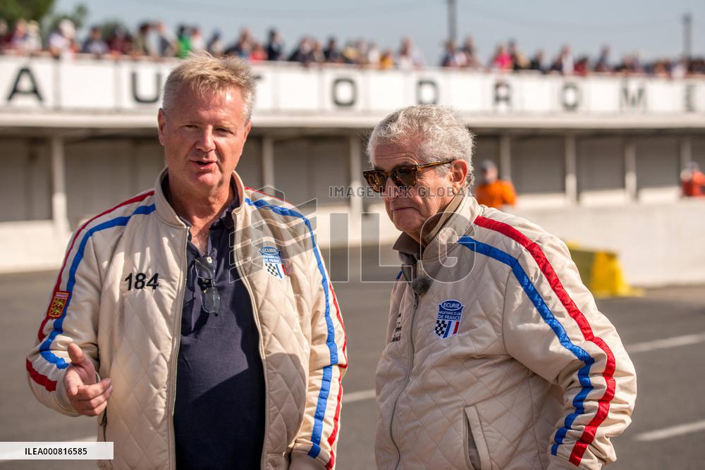 Claude Lelouch at the Linas-Montlhery circuit