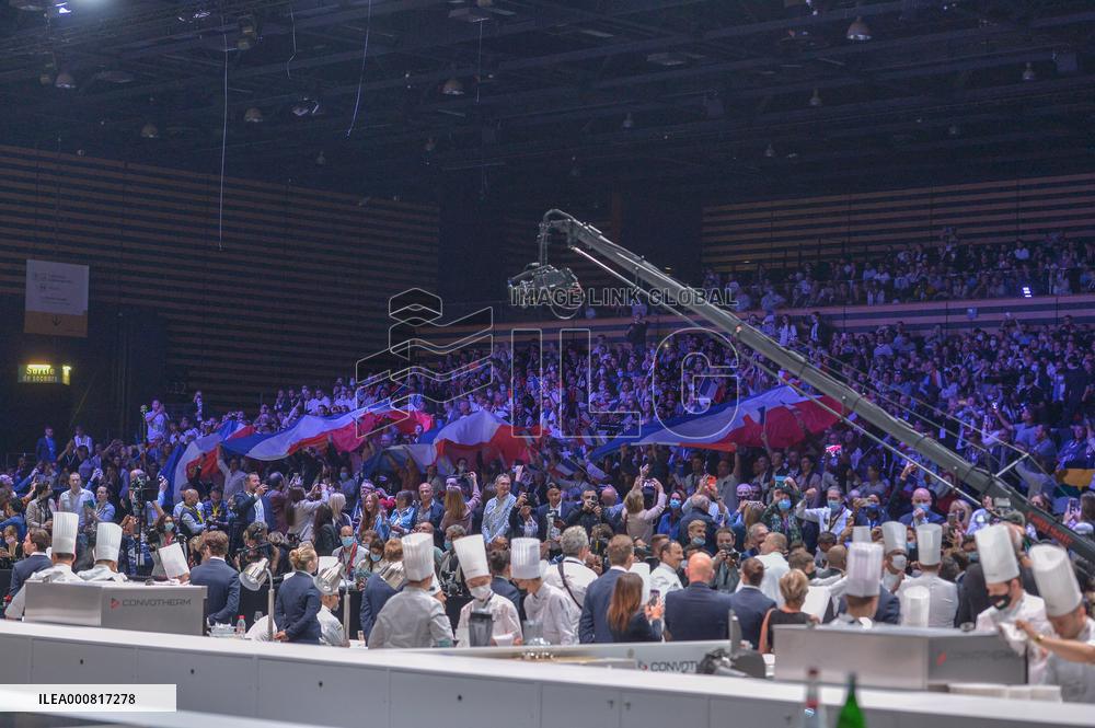 President Macron Visits Bocuse d'Or Final - Lyon