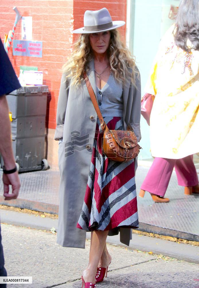 Sarah Jessica Parker On Set - NYC