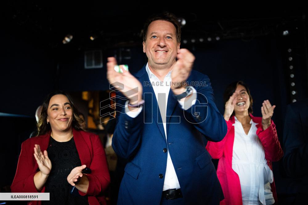 Yannick Jadot wins the EELV primary - Pantin