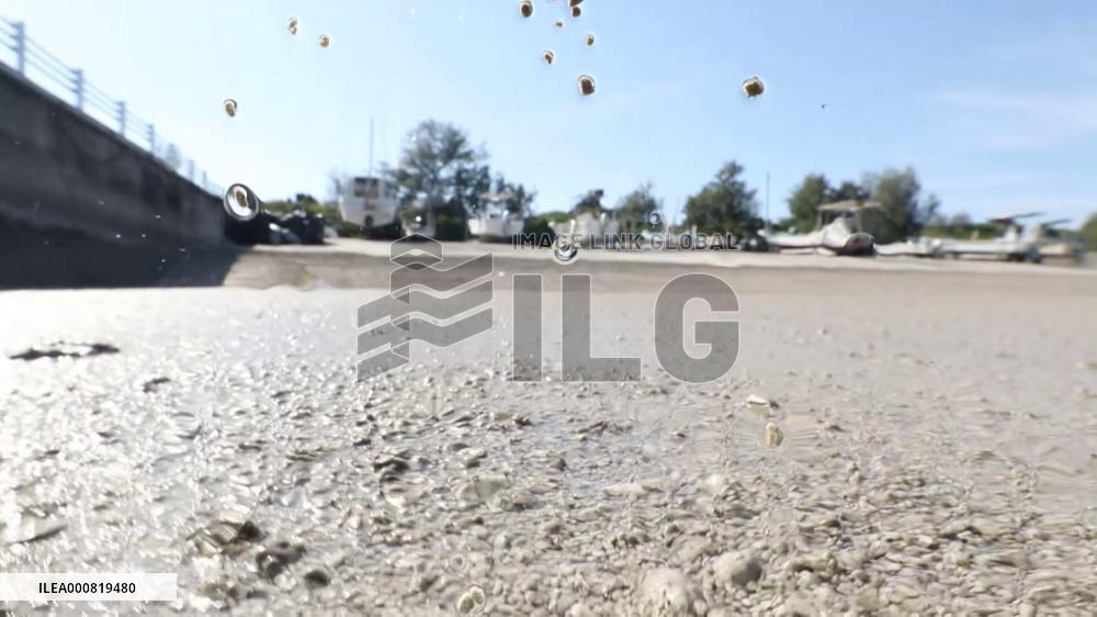 Massive amount of pumice stones in sea off Okinawa