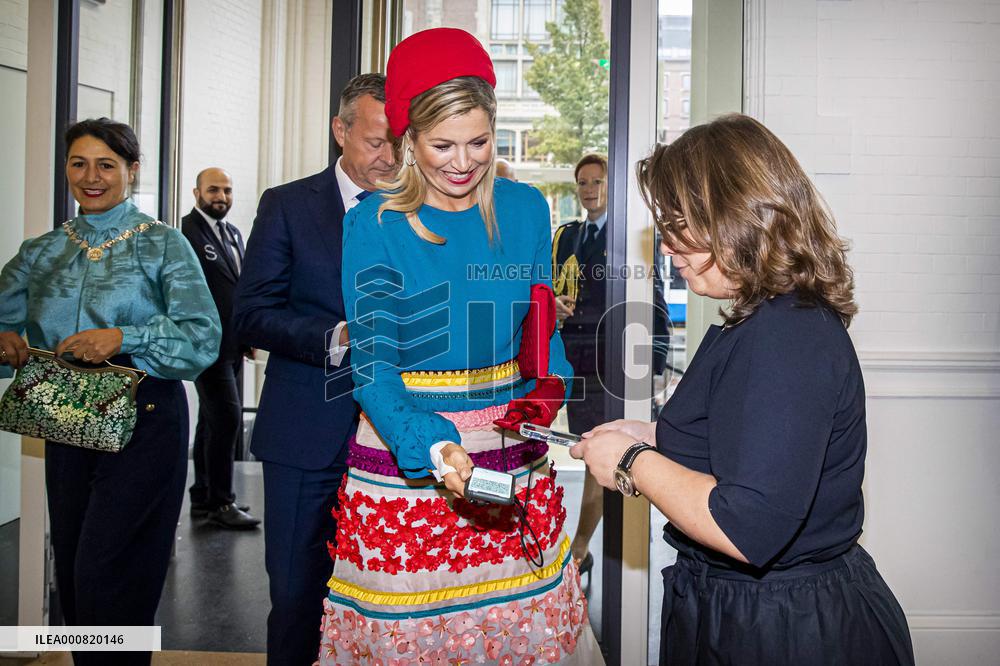Queen Maxima Attends Attends The Kwadraat Foundation Jubilee - Amsterdam
