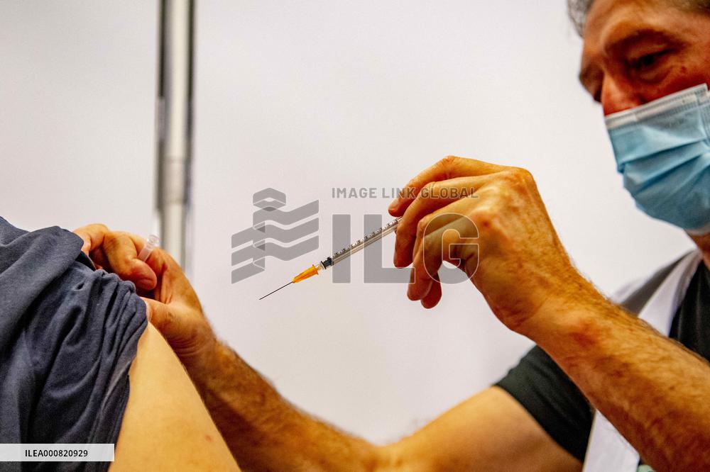 Illustration of Vaccination Center - Netherlands