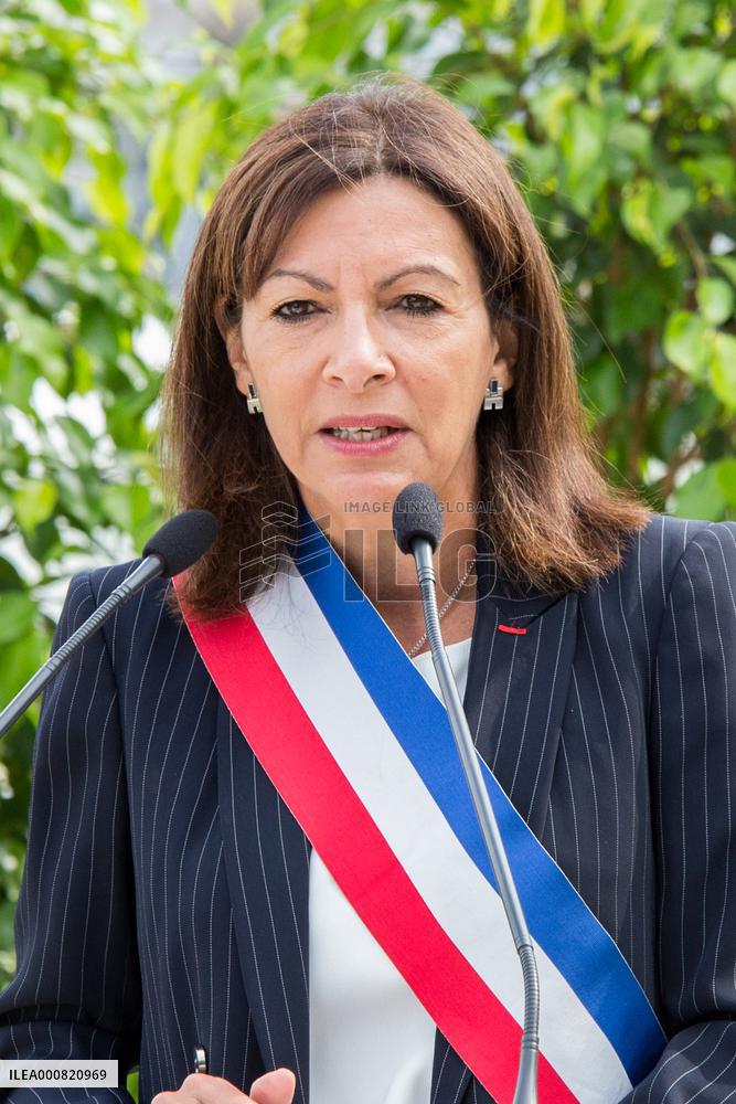 Inauguration Of The Promenade Gisele Halimi - Paris