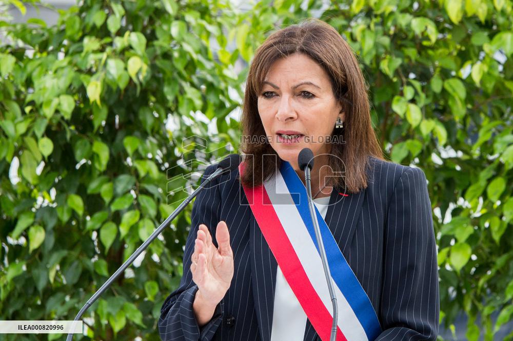 Inauguration Of The Promenade Gisele Halimi - Paris