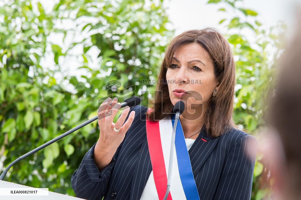 Inauguration Of The Promenade Gisele Halimi - Paris