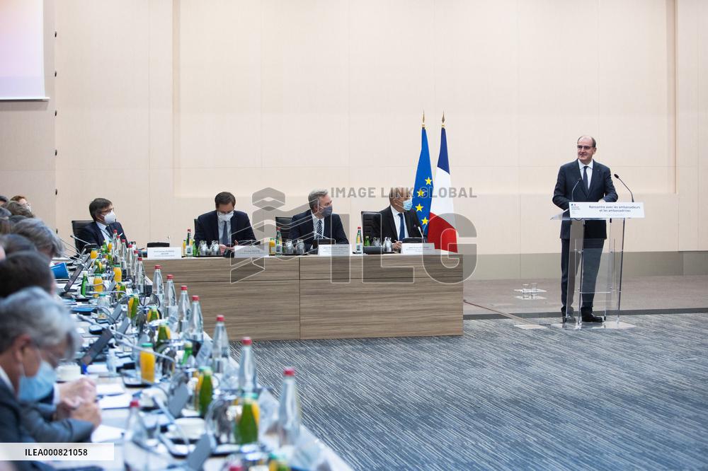 Jean Castex speech to european abassadors - Paris