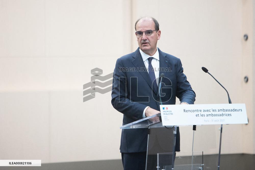 Jean Castex speech to european abassadors - Paris