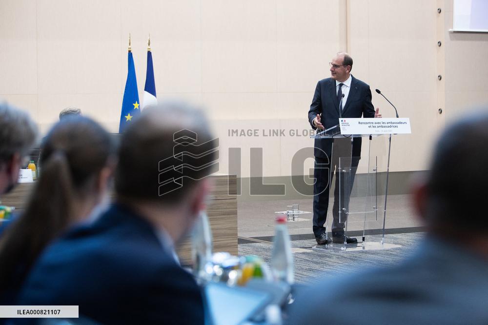 Jean Castex speech to european abassadors - Paris