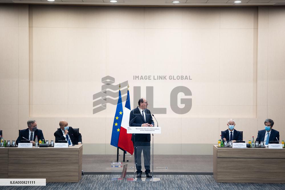 Jean Castex speech to european abassadors - Paris