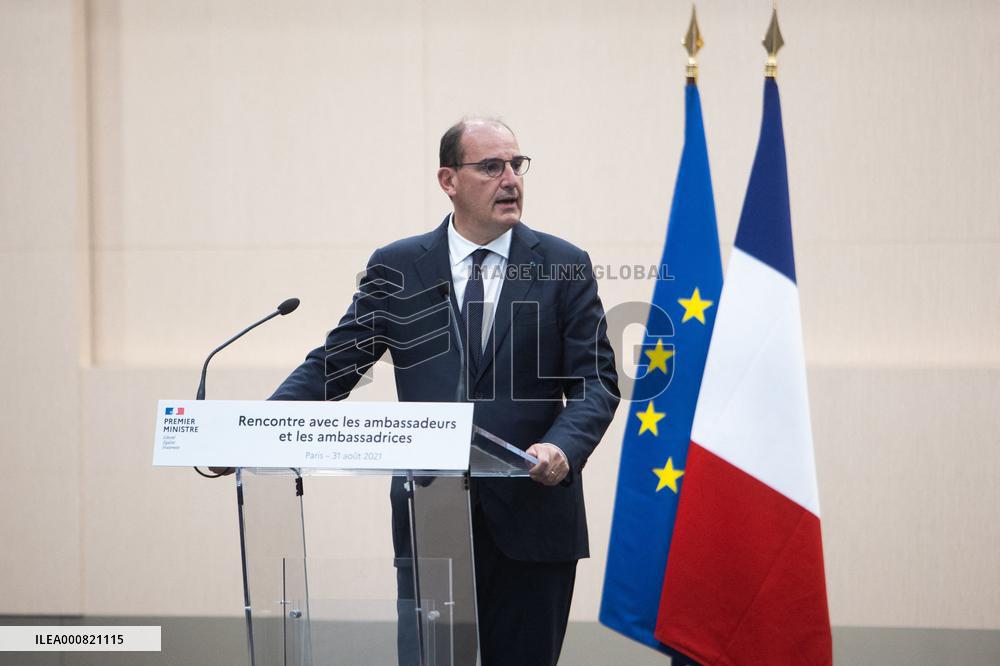 Jean Castex speech to european abassadors - Paris