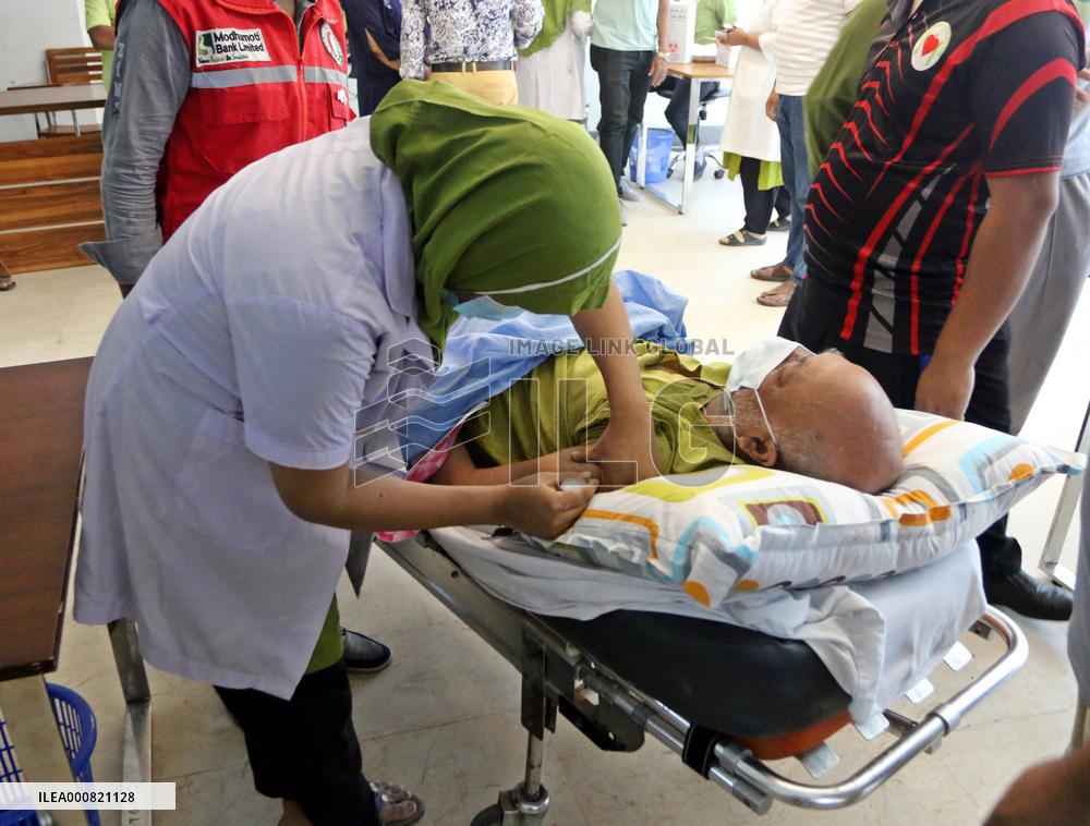 Second dose of moderna vaccination in Dhaka