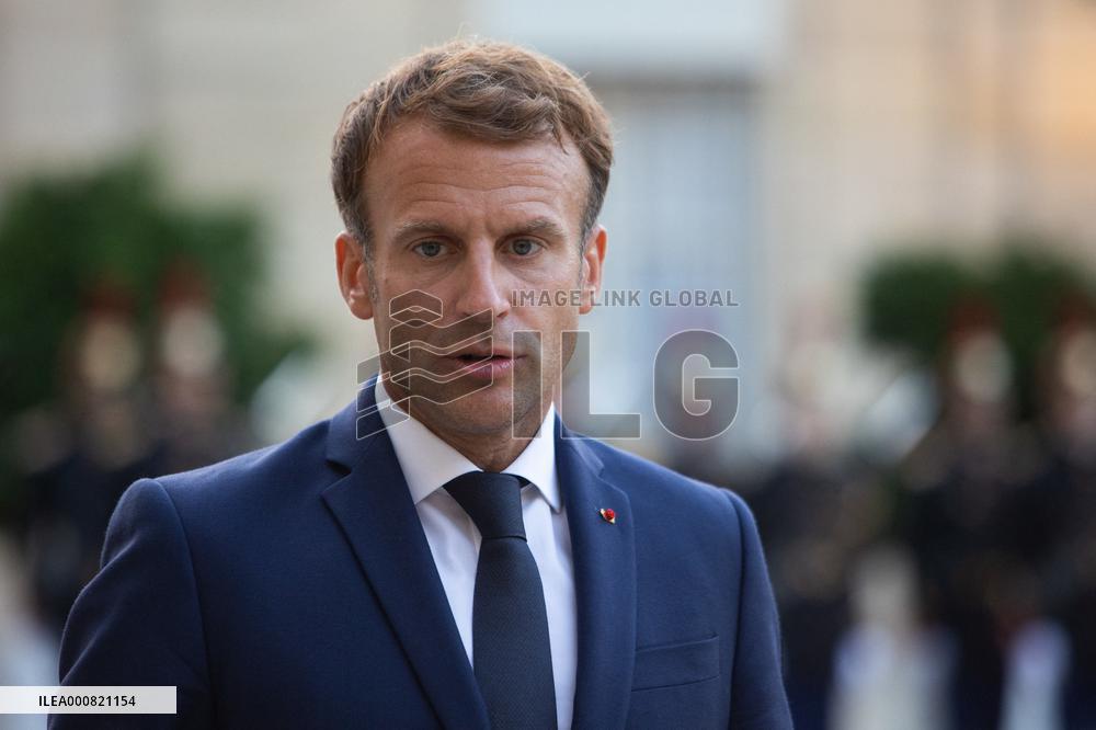 Emmanuel Macron meets with Mark Rutte - Paris
