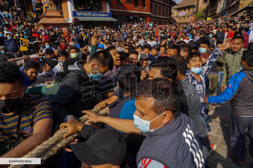 Biska Jatra festival started in Bhaktapur, Nepal