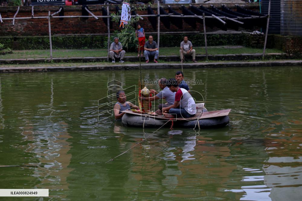 Naag Panchami festival or Snake worship festival being observed