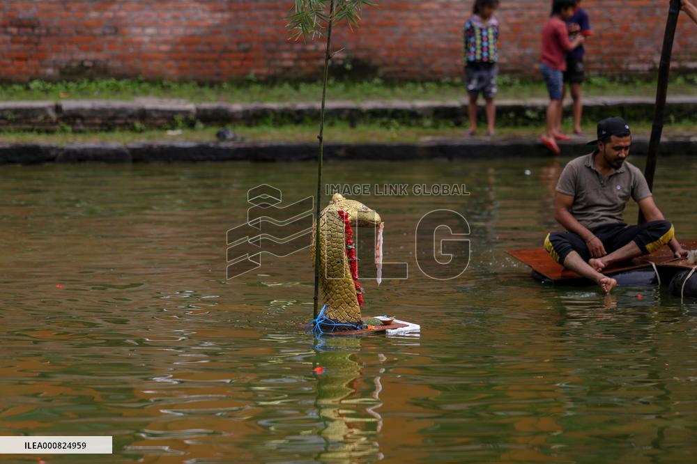 Naag Panchami festival or Snake worship festival being observed