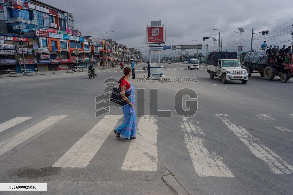 first day of Kathmandu valley after prohibitory order due to cor