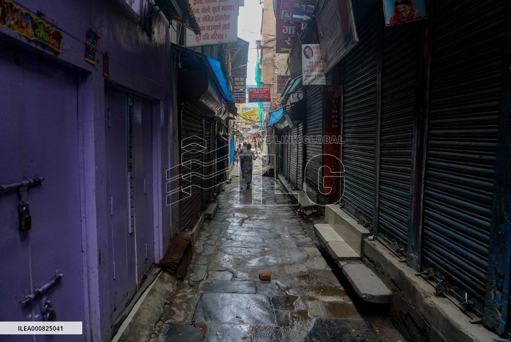 first day of Kathmandu valley after prohibitory order due to cor