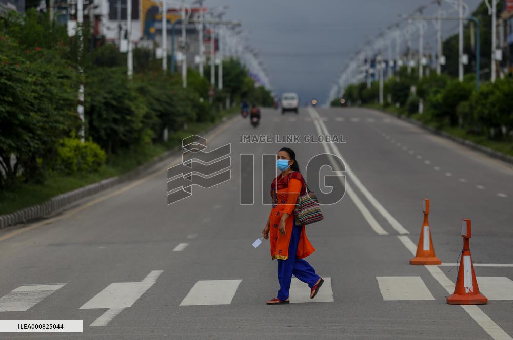 first day of Kathmandu valley after prohibitory order due to cor