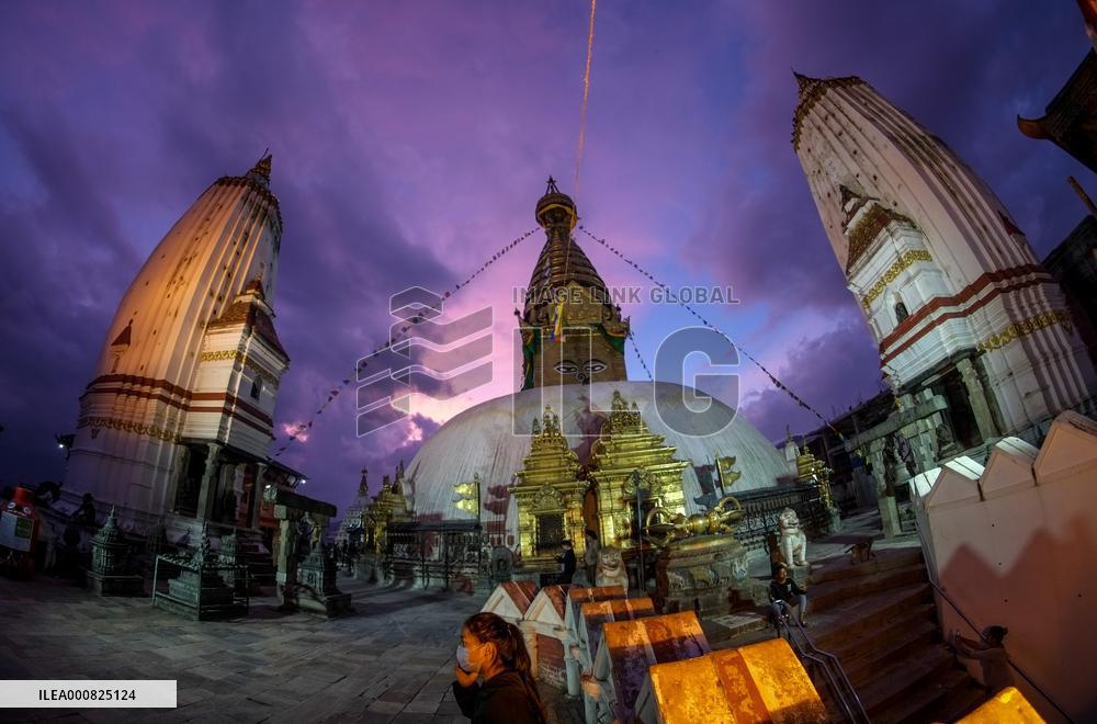 Swayambhunath Stupa or Monkey Temple