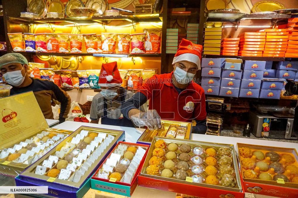 Christmas Preparation in Kathmandu