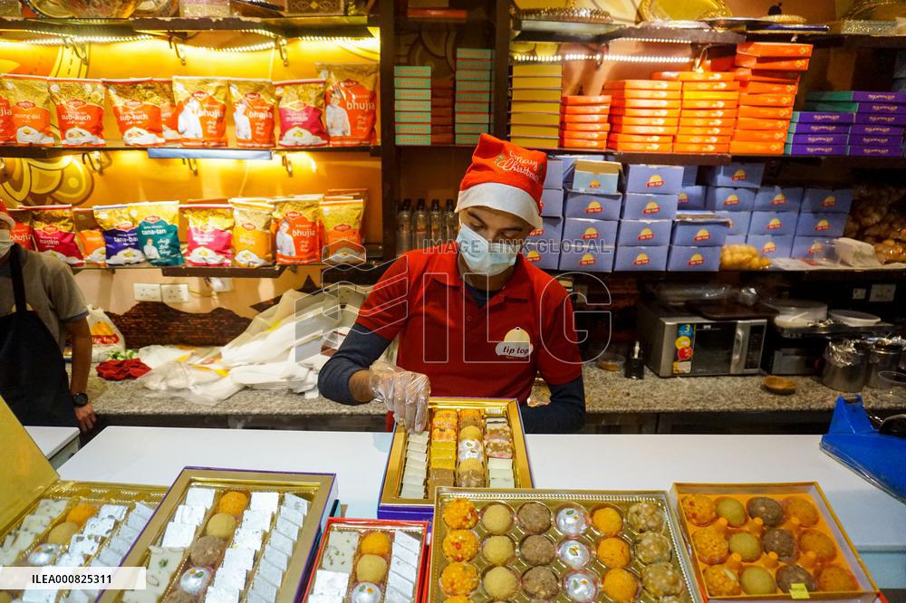 Christmas Preparation in Kathmandu