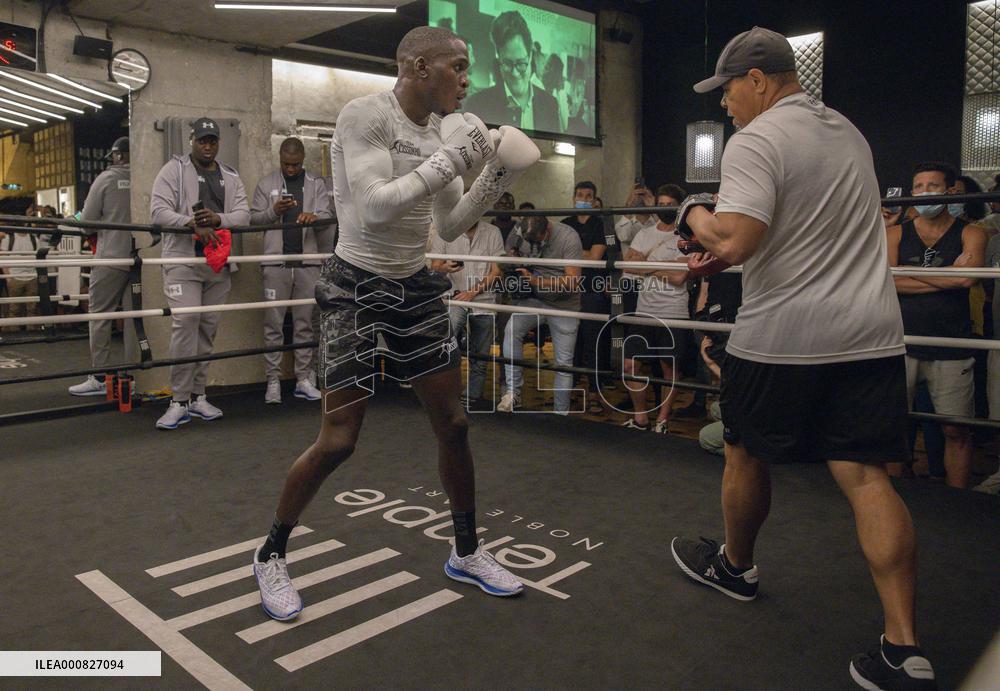 Tony Yoka Private Training Session - Paris