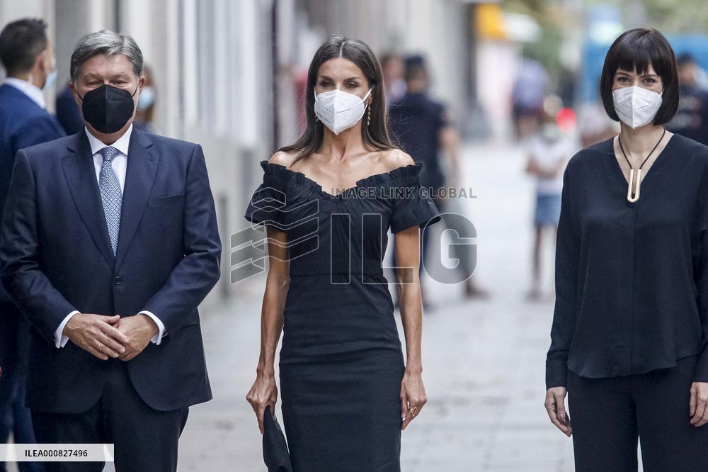 Queen Letizia Arrives At Retina Eco Awards - Madrid