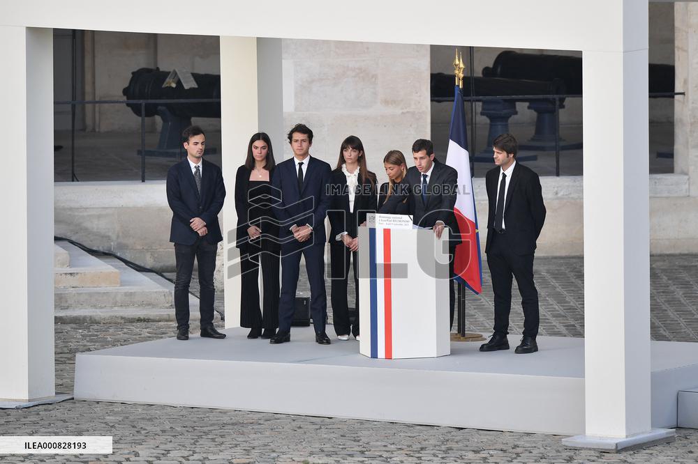 Jean-Paul Belmondo National Tribute - Paris