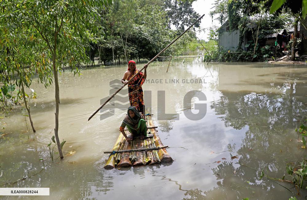 Tangail Sadar Upazila Flooded By River Overflow - Bangladesh