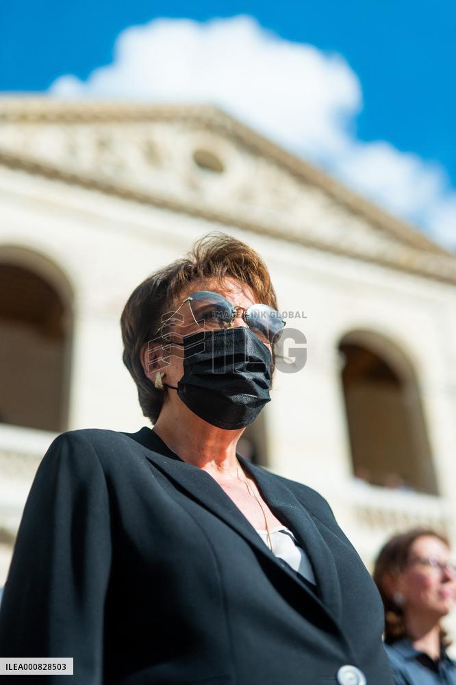 Jean-Paul Belmondo's National Tribute - Paris