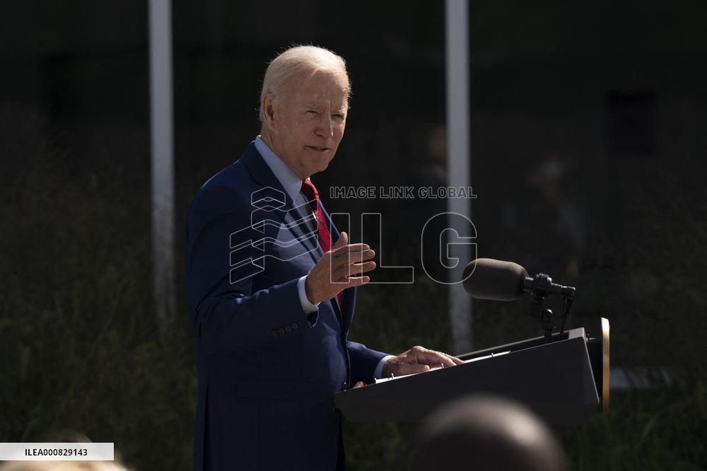 President Biden and First Lady Jill Biden Visit School