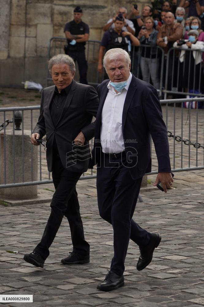 Jean-Paul Belmondo Funeral - Paris