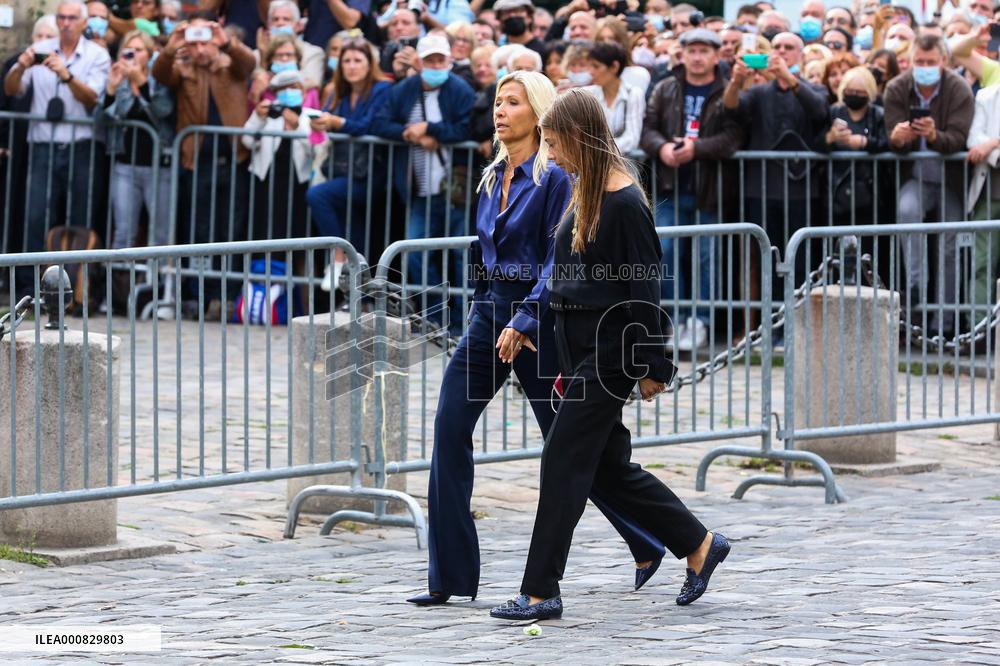 Jean-Paul Belmondo Funeral - Paris