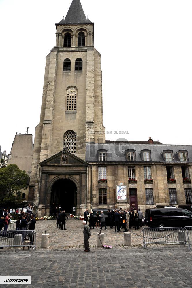 Jean-Paul Belmondo Funeral - Paris