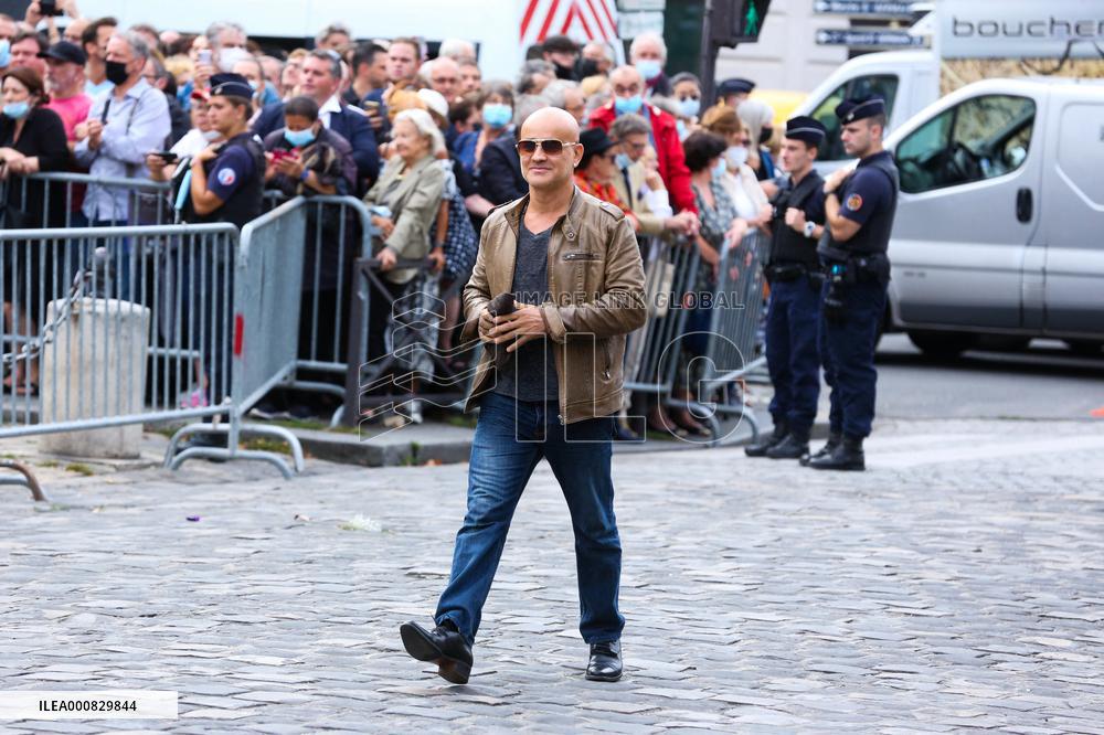 Jean-Paul Belmondo Funeral - Paris