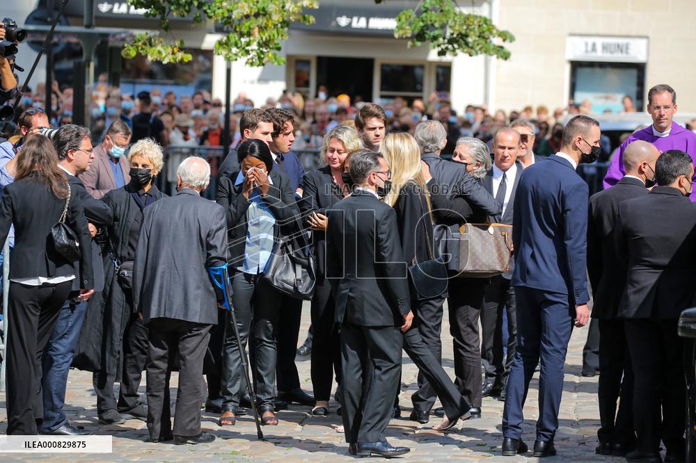 Jean-Paul Belmondo Funeral - Paris - Exit