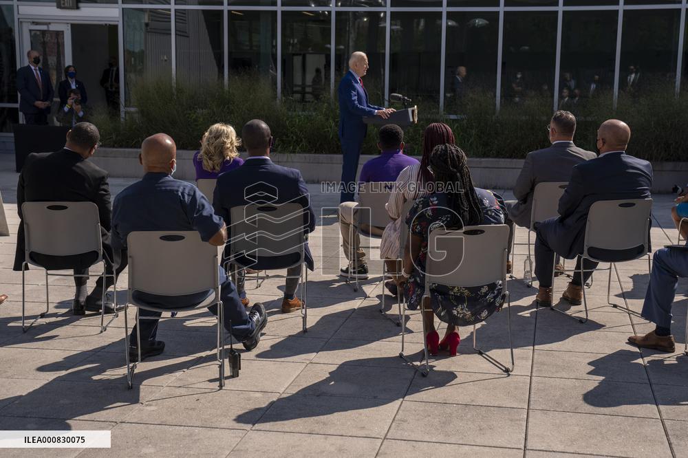 President Biden and First Lady Jill Biden Visit School