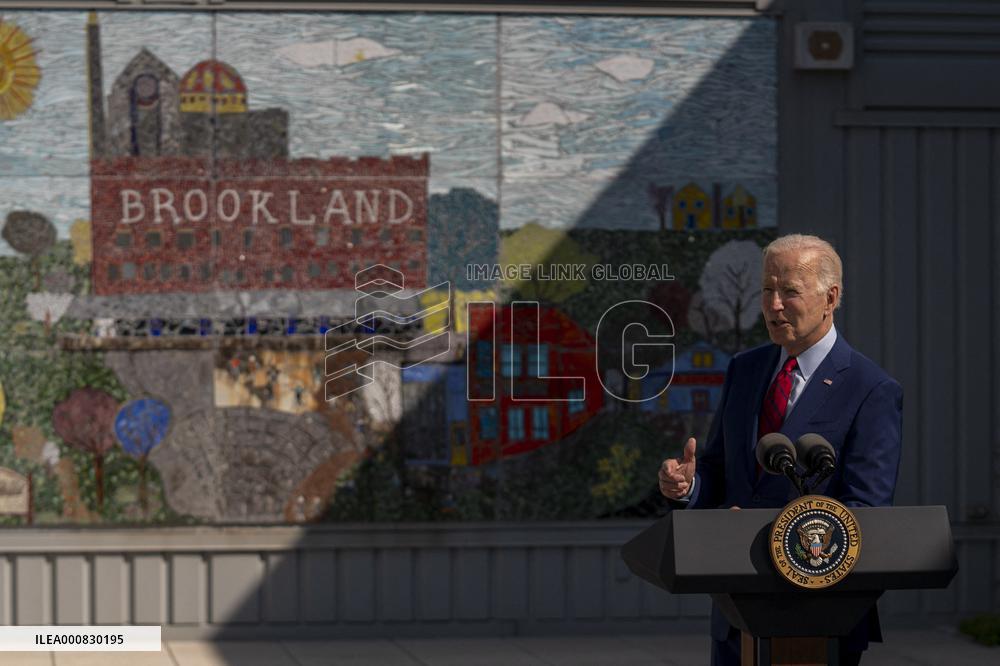 President Biden and First Lady Jill Biden Visit School