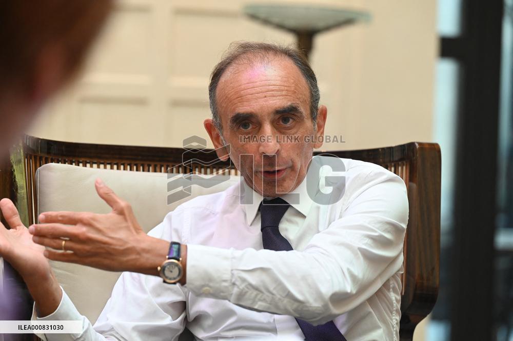 Eric Zemmour Portrait - Paris