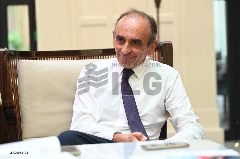 Eric Zemmour Portrait - Paris