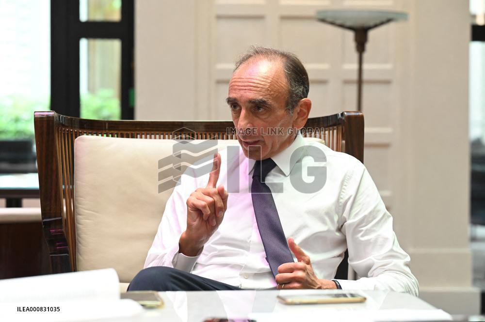 Eric Zemmour Portrait - Paris