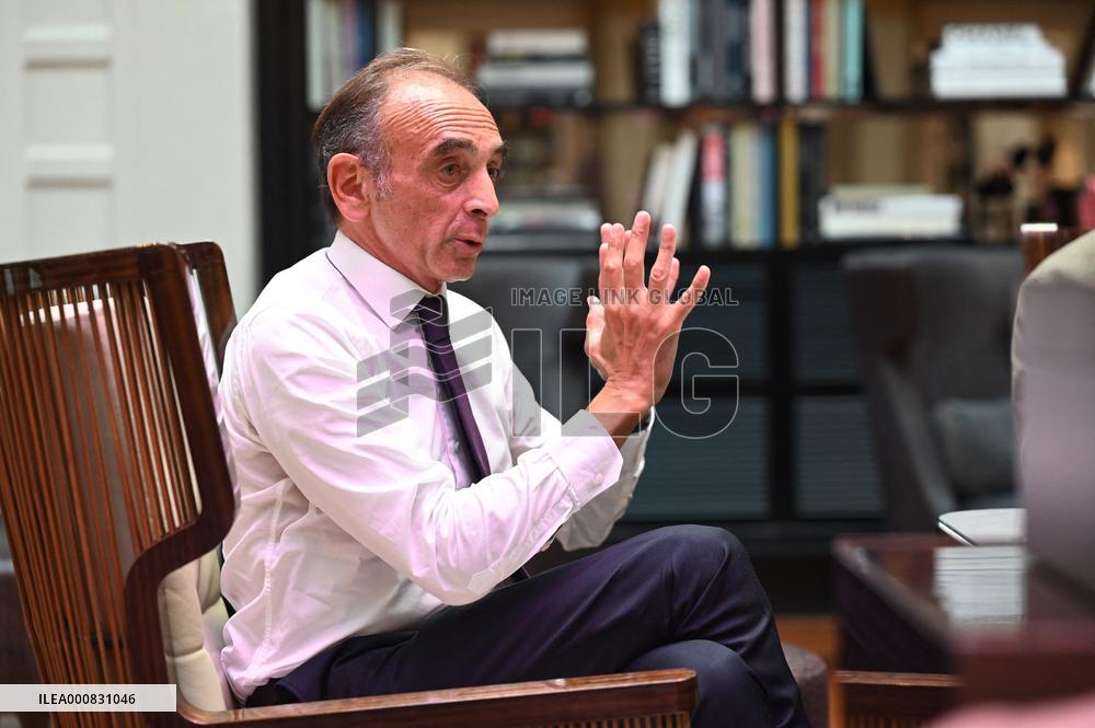 Eric Zemmour Portrait - Paris