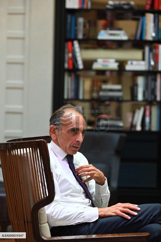 Eric Zemmour Portrait - Paris