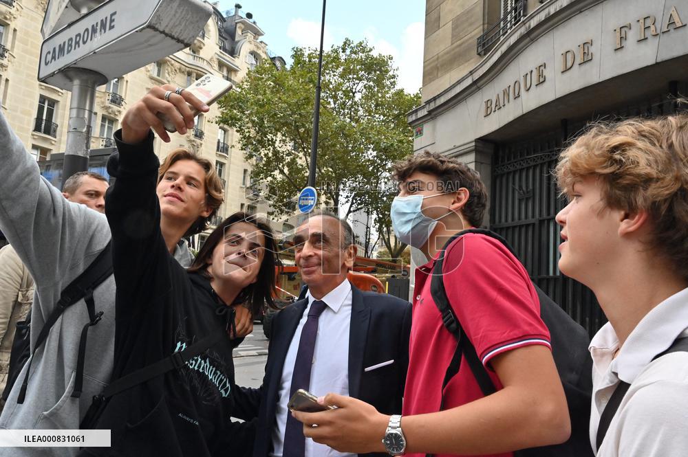 Eric Zemmour Portrait - Paris