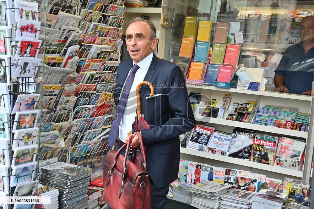 Eric Zemmour Portrait - Paris