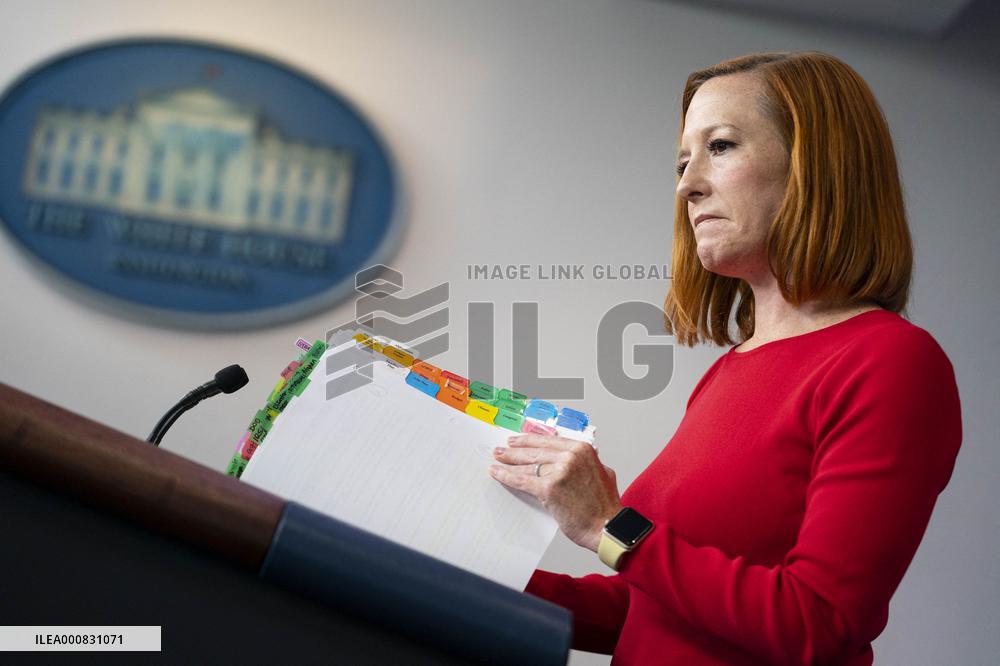 Press Secretary Jen Psaki Delivers Daily Press Briefing