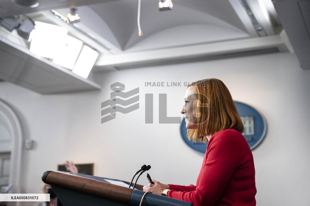 Press Secretary Jen Psaki Delivers Daily Press Briefing