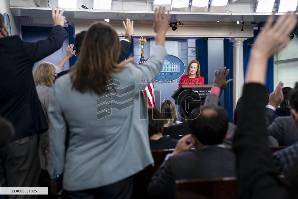 Press Secretary Jen Psaki Delivers Daily Press Briefing